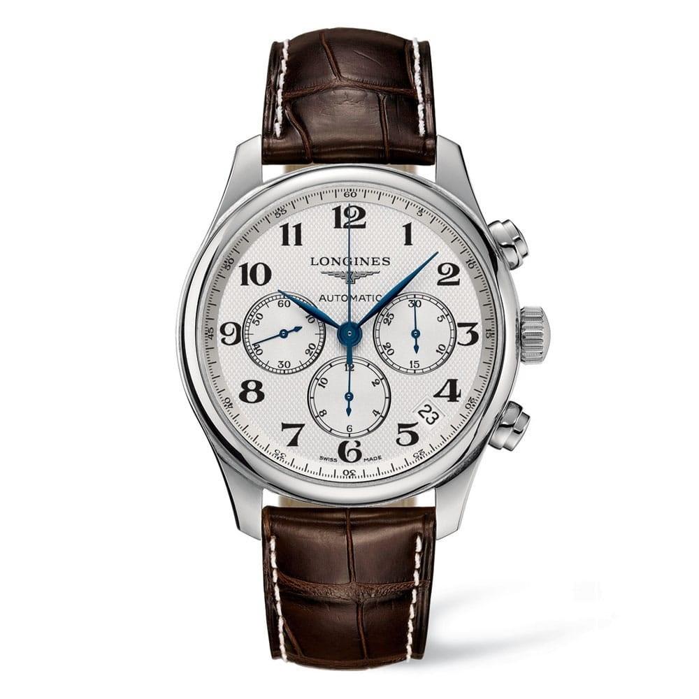 [2026 Mirror Grade]Longines Men's L2.693.4.78.3 Master Chronograph Brown Leather Watch
