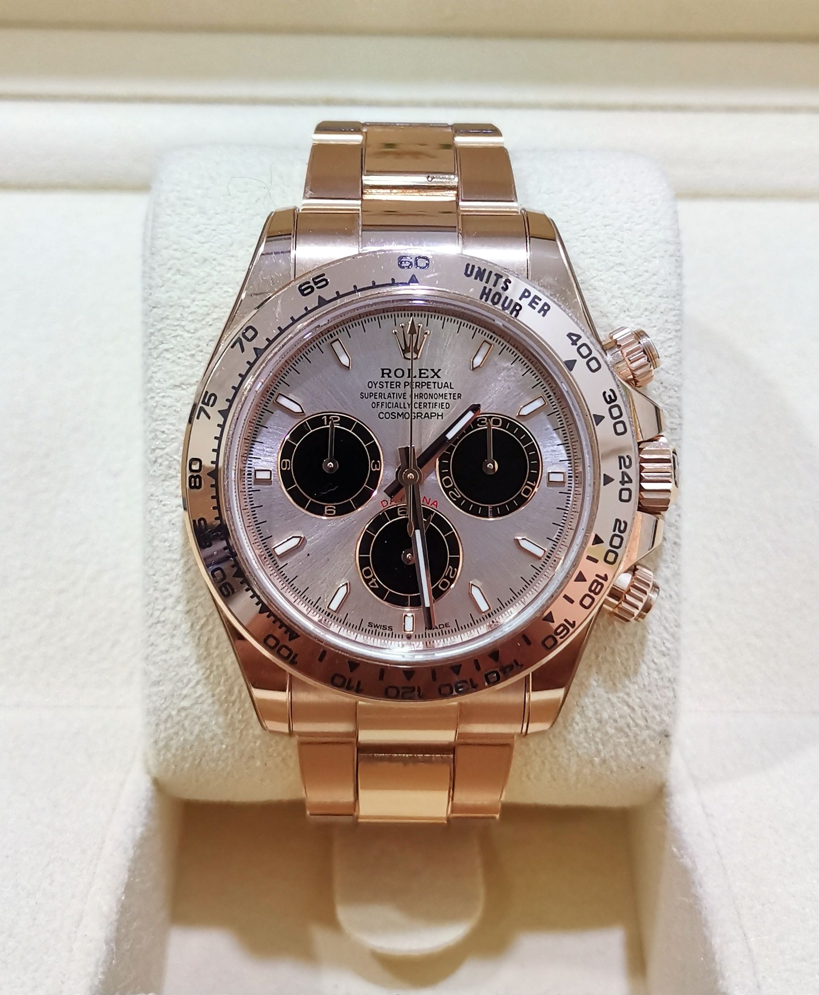 [2026 Mirror Grade]Rolex Daytona 40mm RoseGold sundust Dial m126505-0003