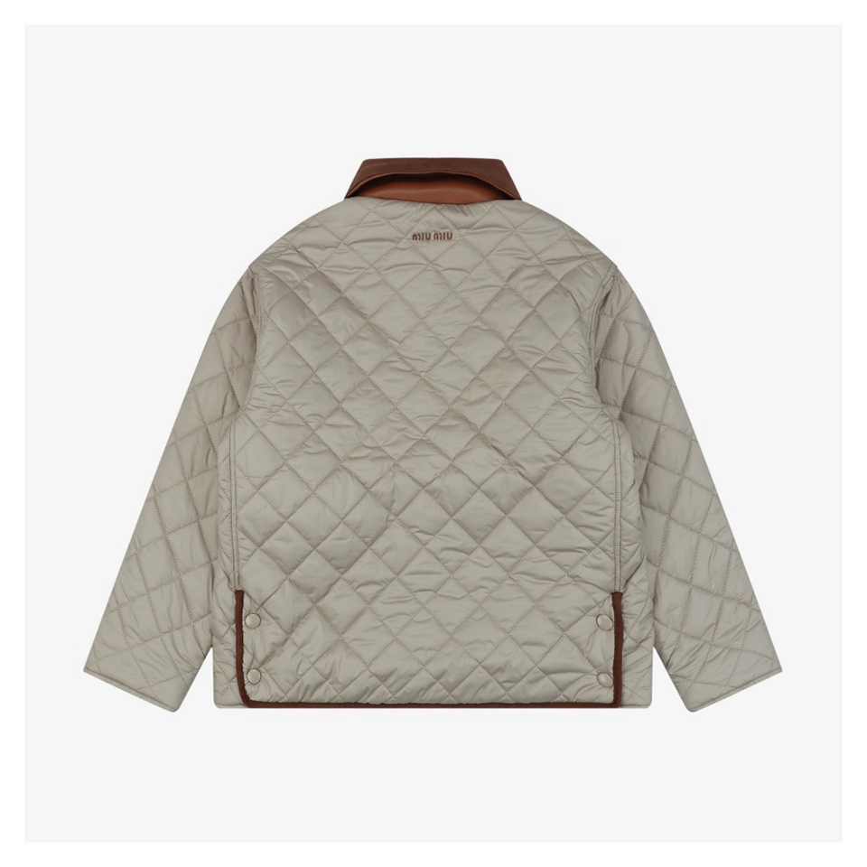 MM Quilted Diamond Pattern Cotton Jacket
