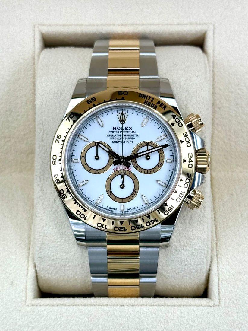 [2026 Mirror Grade]Rolex Daytona 40mm Two-Tone white Dial  m126503-0001