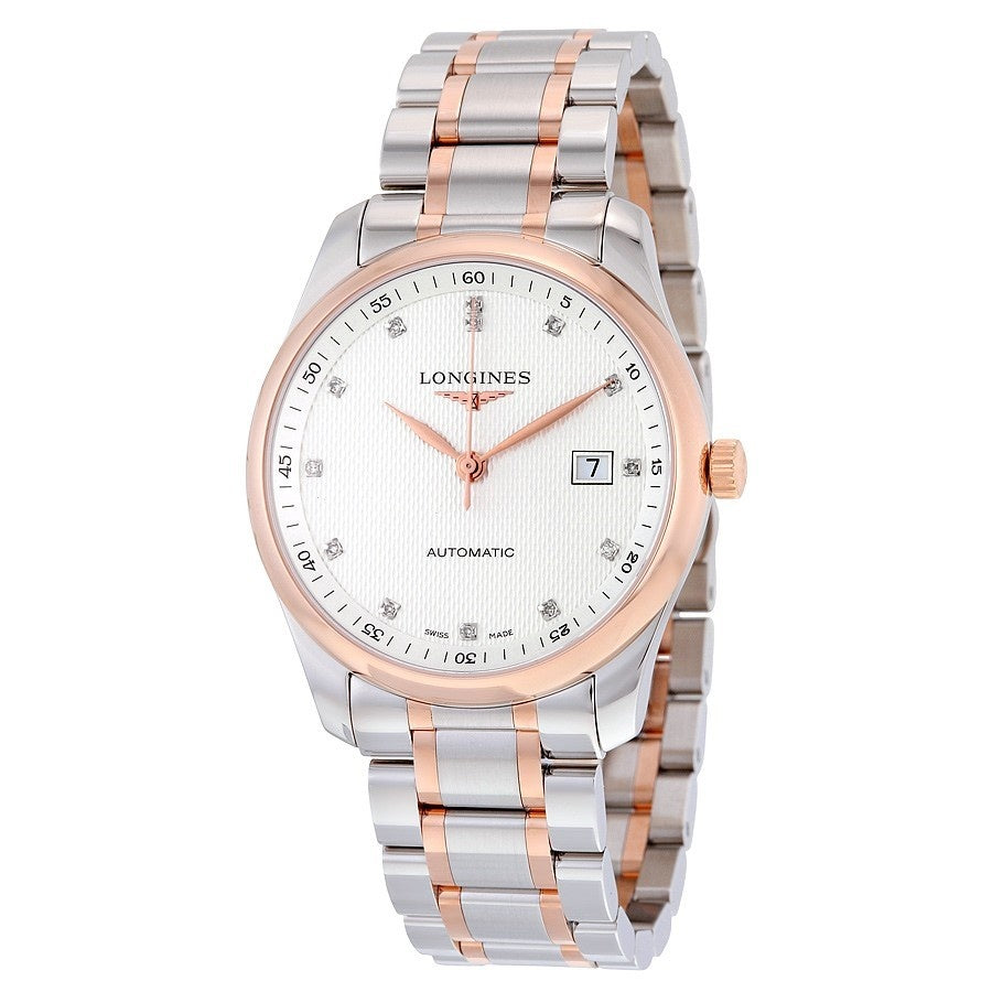 [2026 Mirror Grade]Longines Men's L2.793.5.77.7 Elegant Diamond Two-Tone Stainless Steel Watch