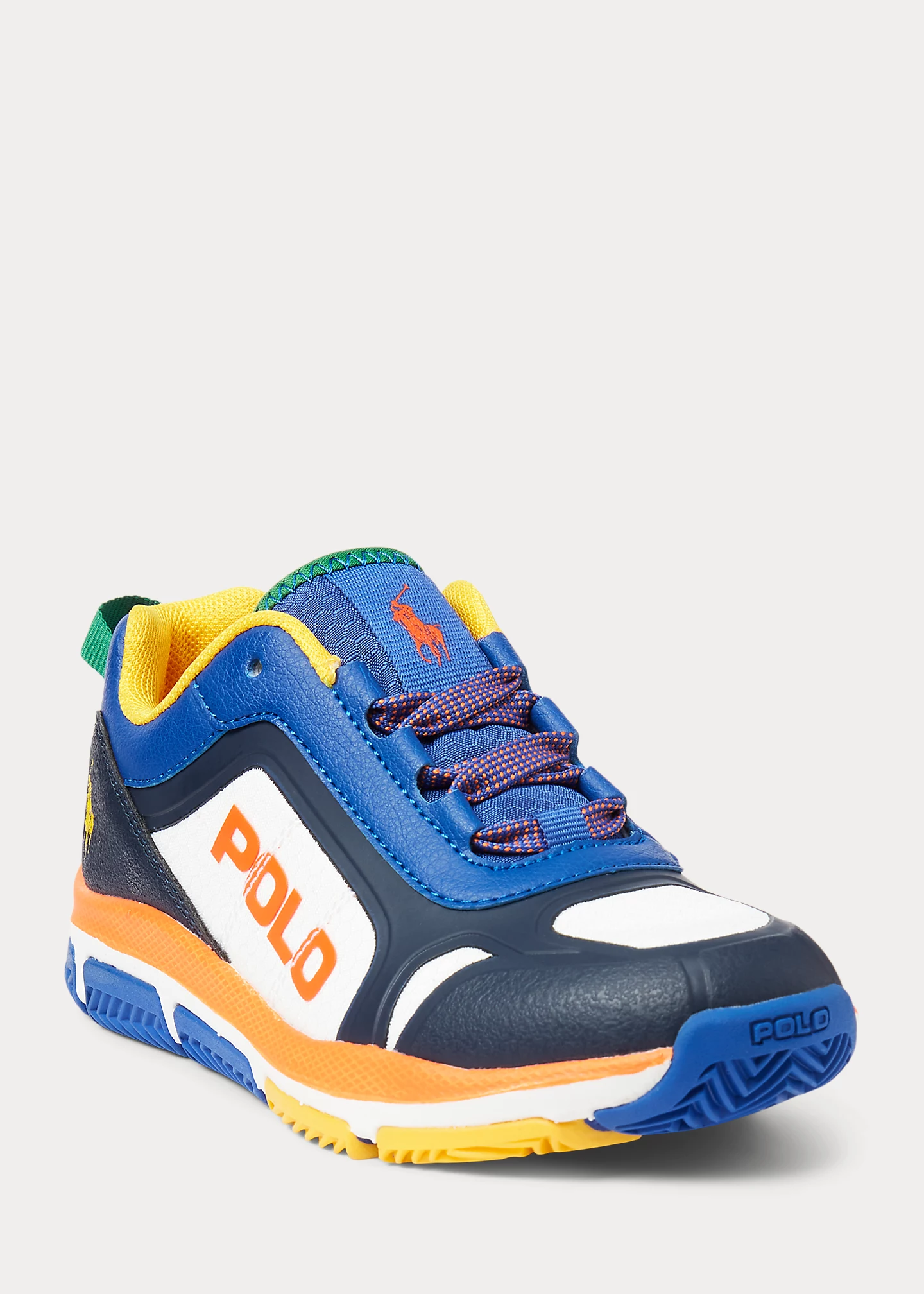 Sport Tech Racer Faux-Leather Sneaker