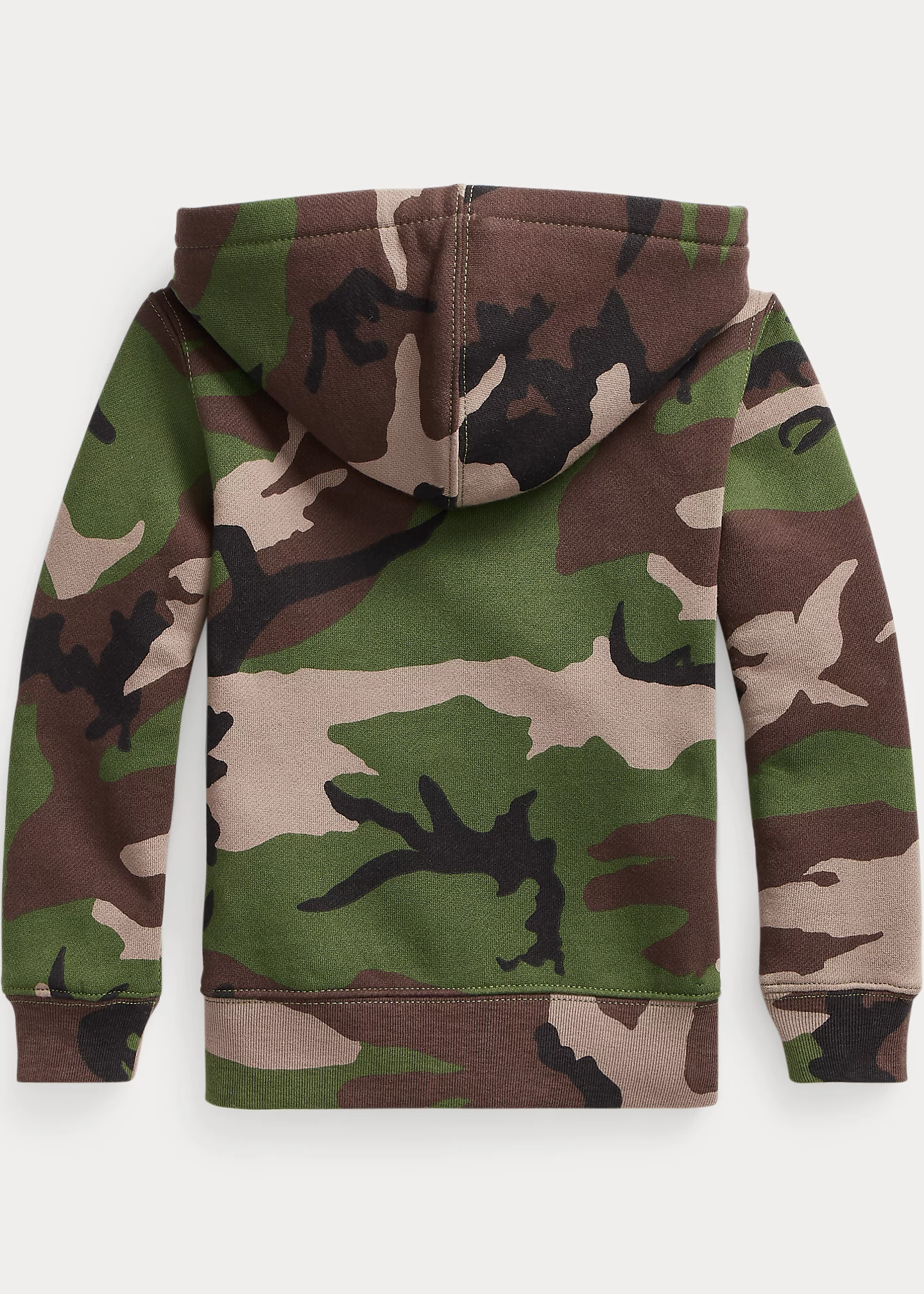 Camo Fleece Full-Zip Hoodie