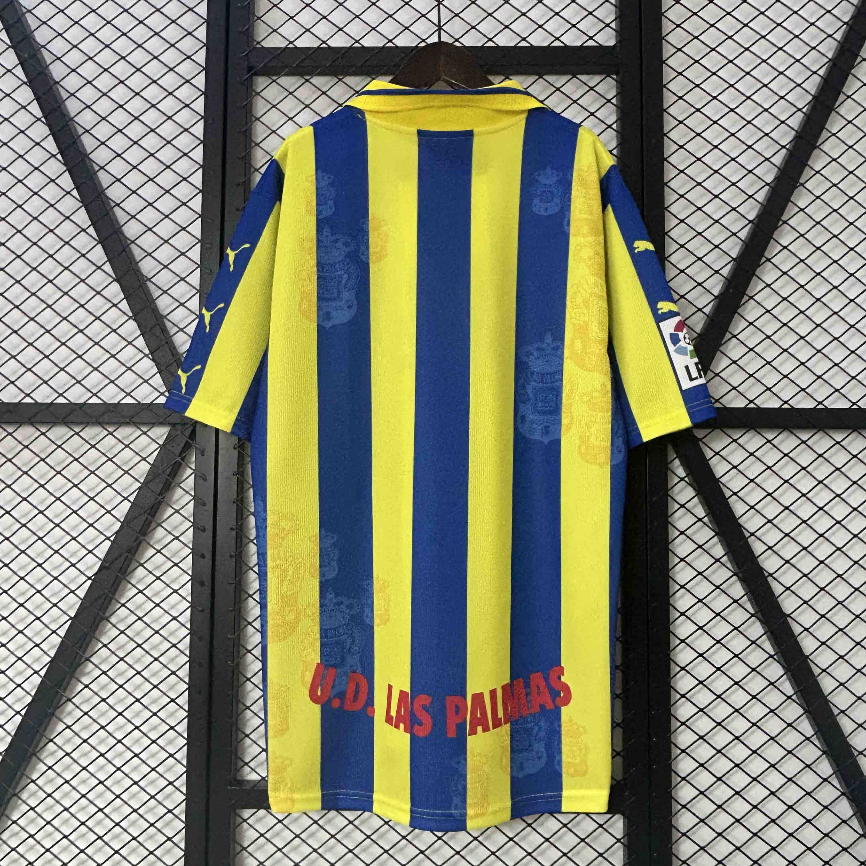 UD Las Palmas Retro Soccer Jersey Away Custom Shirt 1997/98