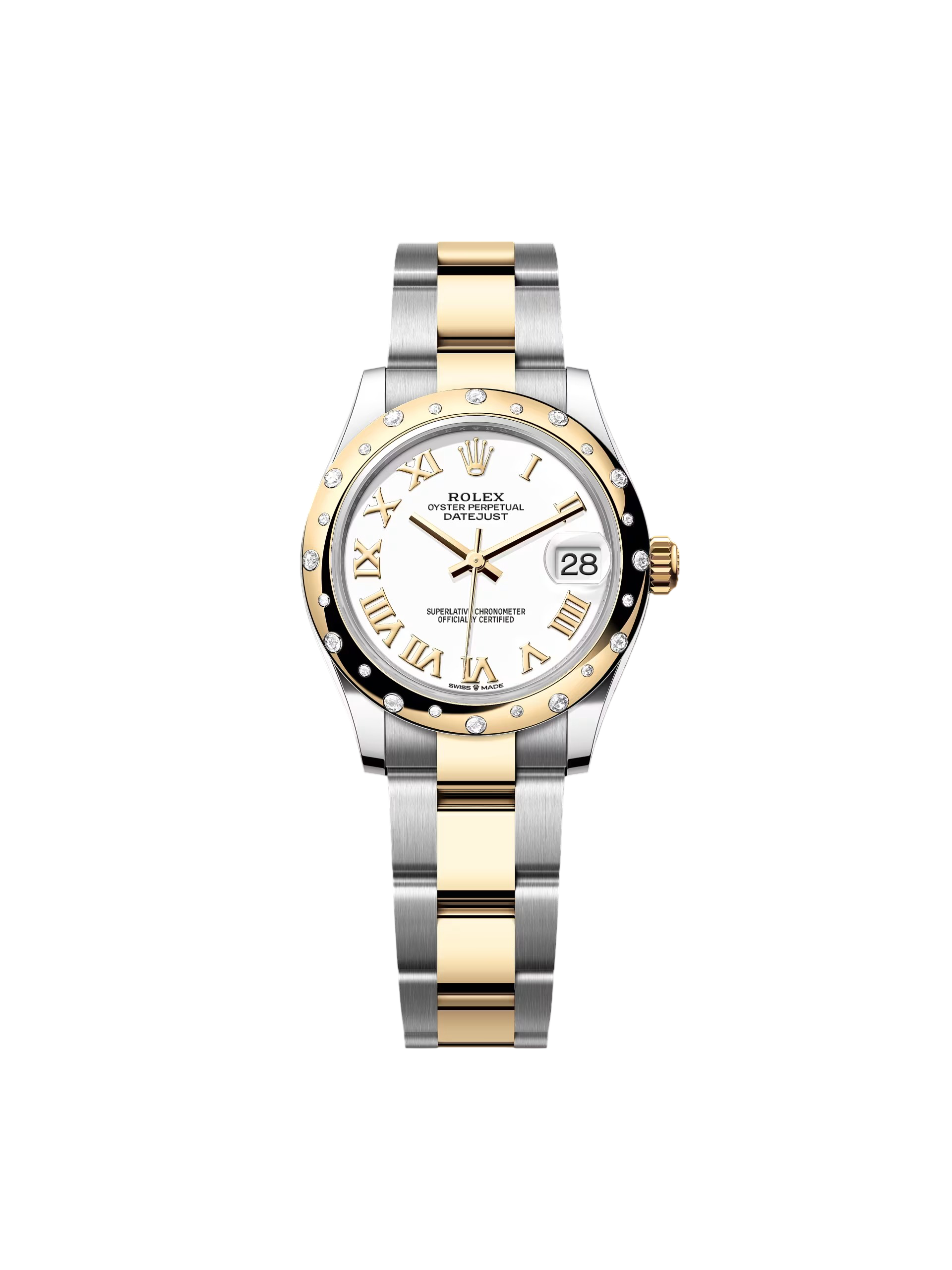 [2026 Mirror Grade]RLX Datejust m278343-0001/0002 White Dial Yellow Rolesor Oyster Watch
