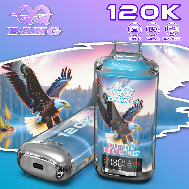 QQ BANG 120K Puffs Prefilled Hookah Vape |  Rechargeable
