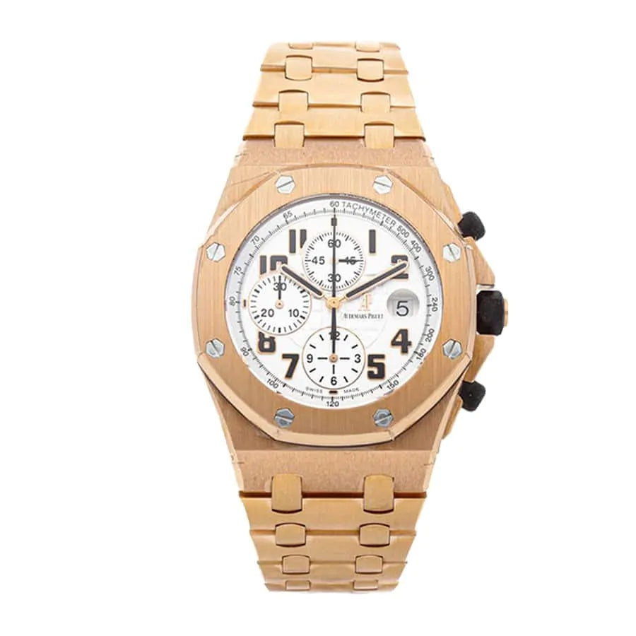 [2026 Mirror Grade]Audemars Piguet Royal Oak Offshore Chronograph 42mm Rose Gold Watch