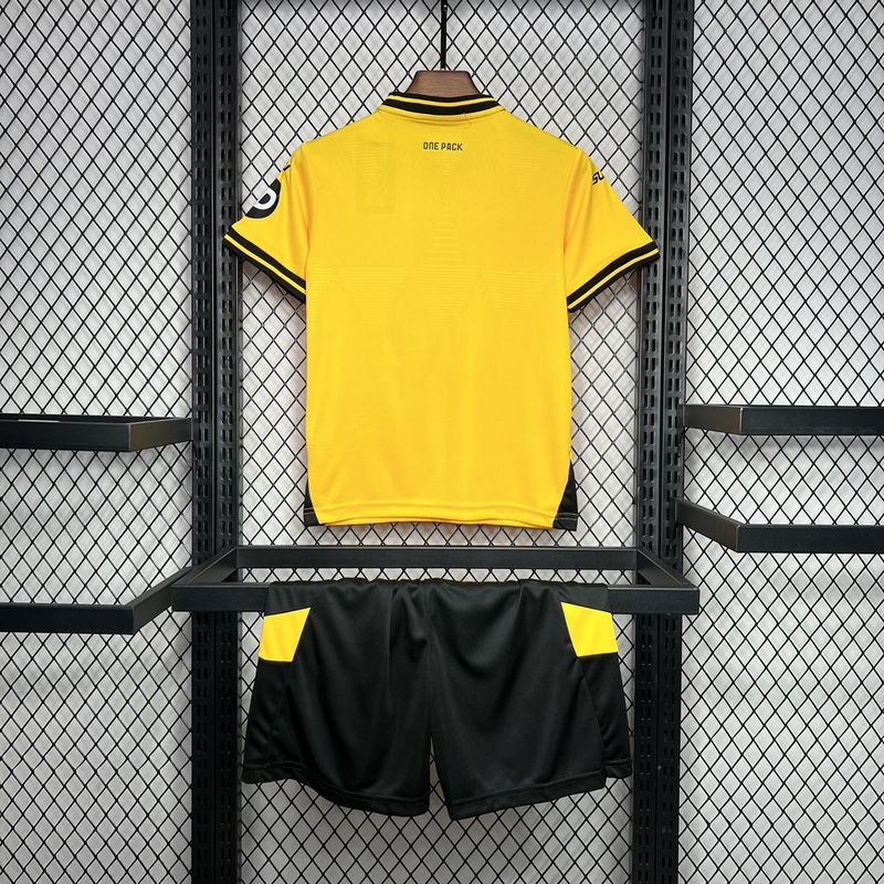 Wolves Football Jersey Home Kids Kit Jersey+Shorts 2024/25