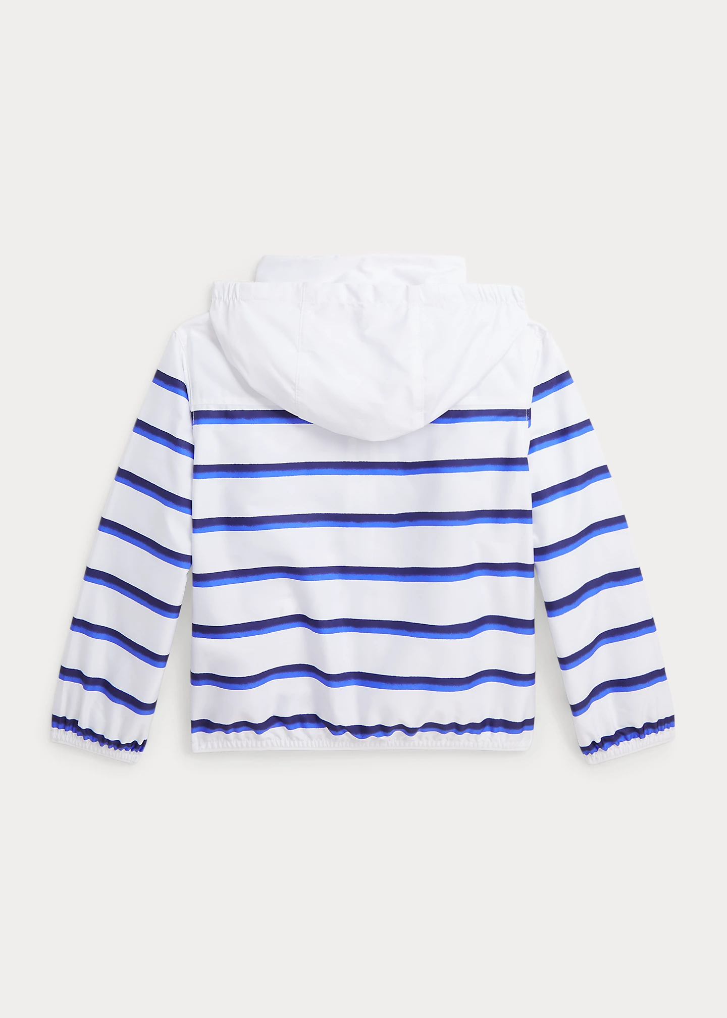 Striped Packable Water-Repellent Jacket