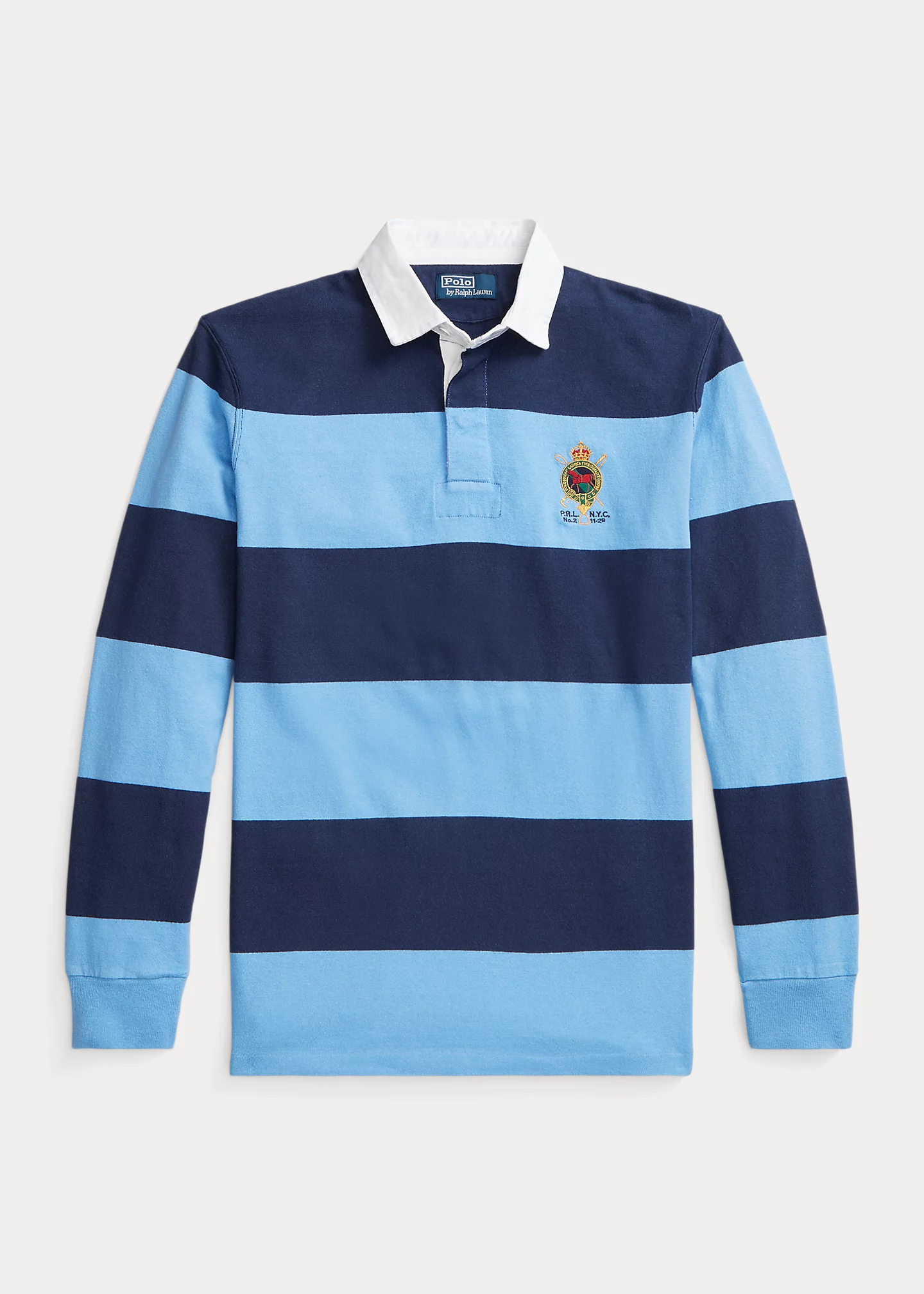 Classic Fit Striped Jersey Rugby Shirt
