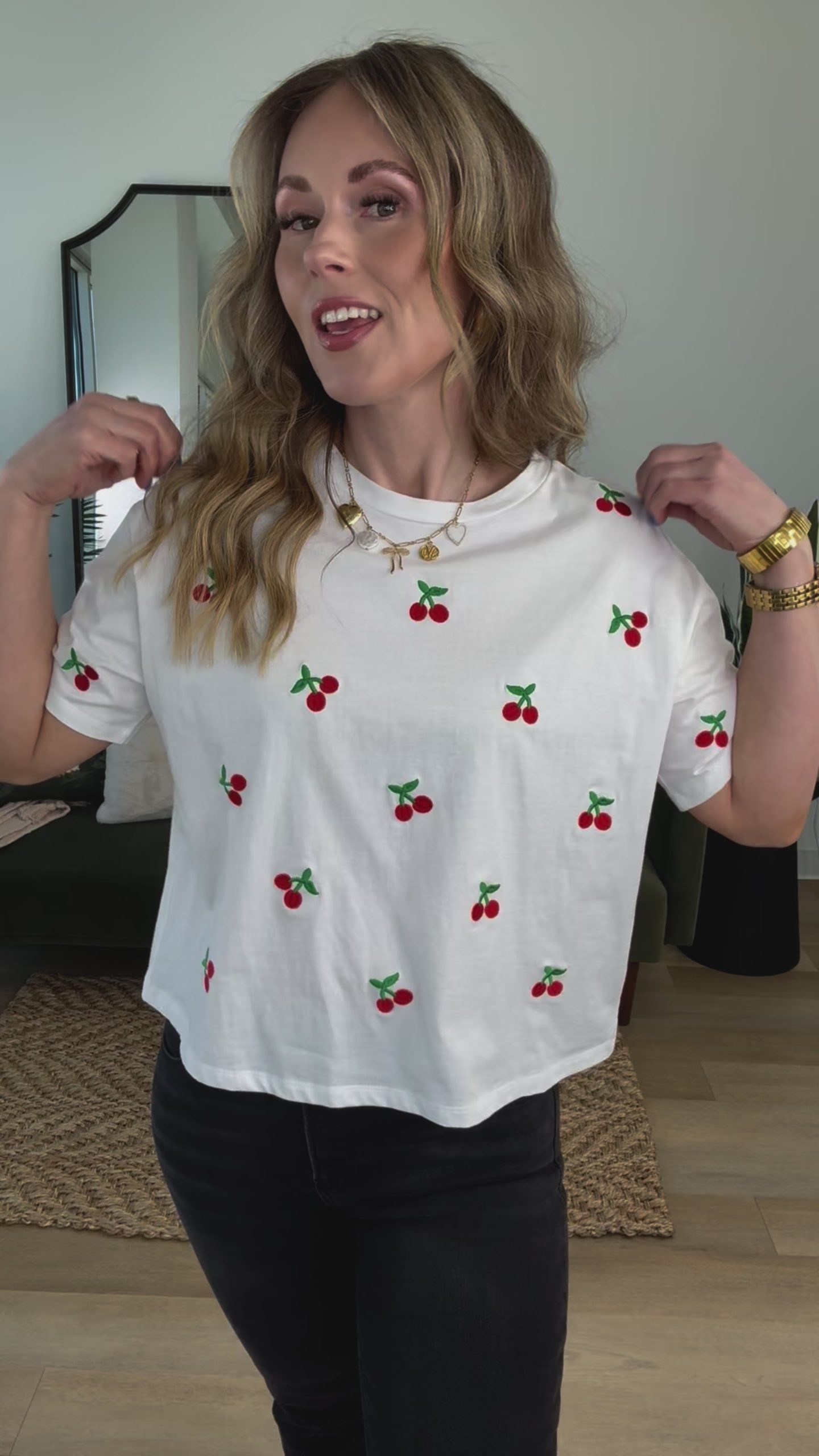 ‌Cherry Box Lounge Tee