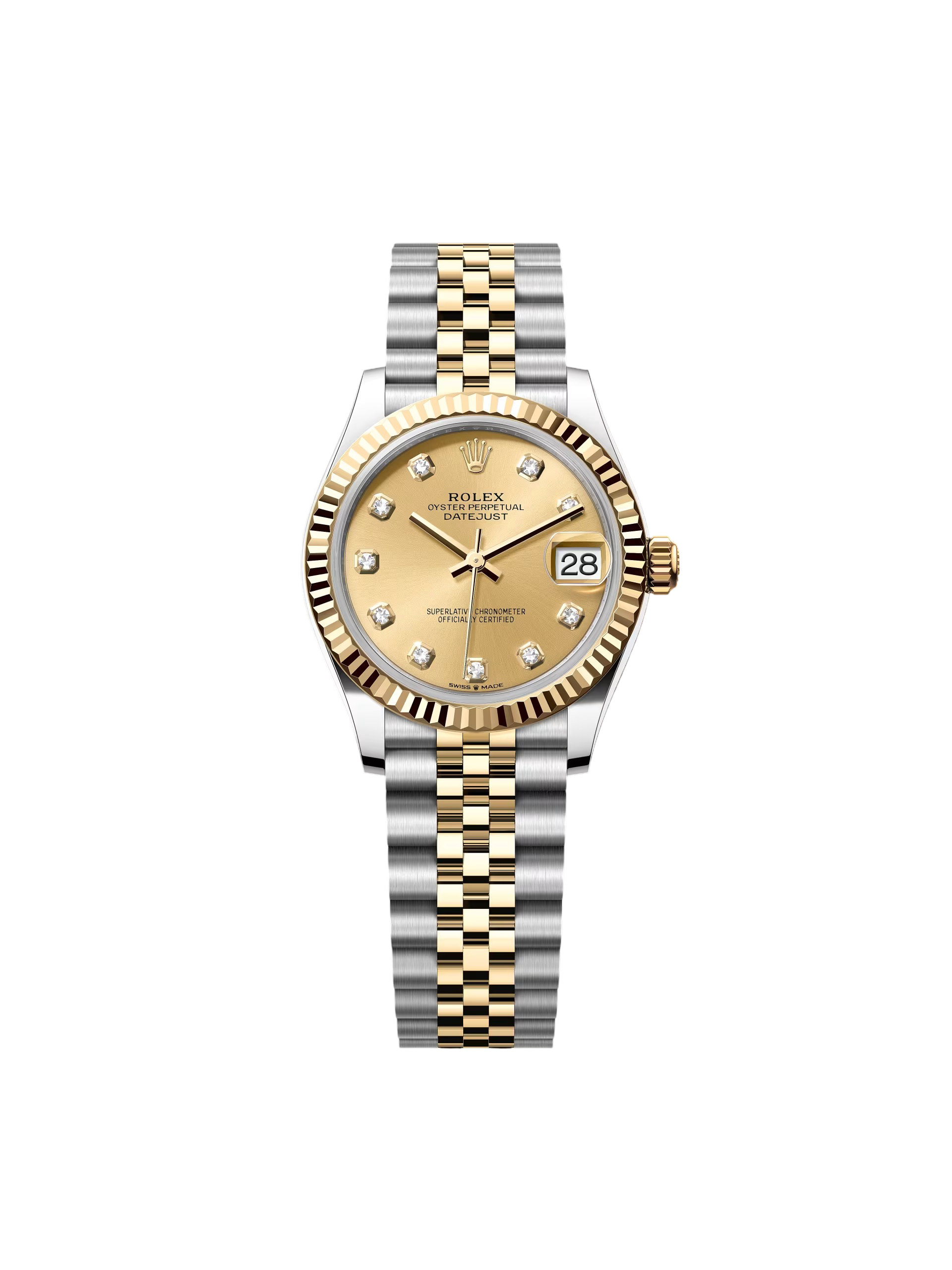 [2026 Mirror Grade]RLX Datejust m278273-0025/0026 31mm Champagne Dial Stainless Steel and Yellow Gold Oyster Watch