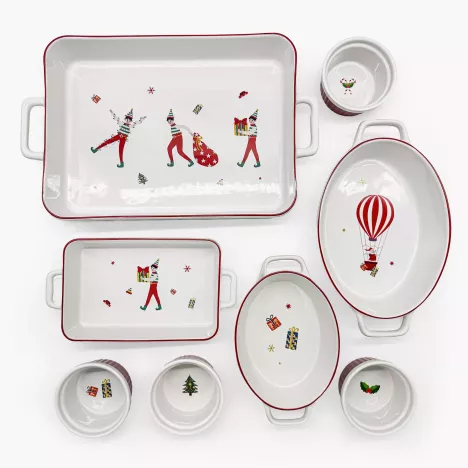 MARKA DUKA Kokilka okrągła ramekin cukierek DUKA LYCKLIG 9 cm ceramiczna