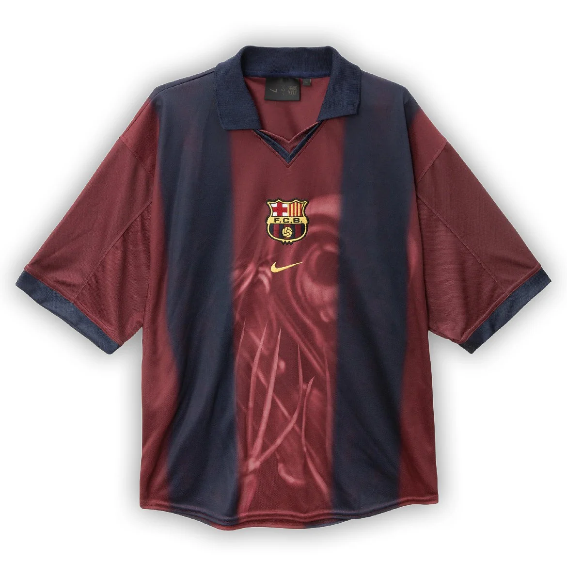 CJ X FC Barcelona Retro 2000/01 Home Skeleton