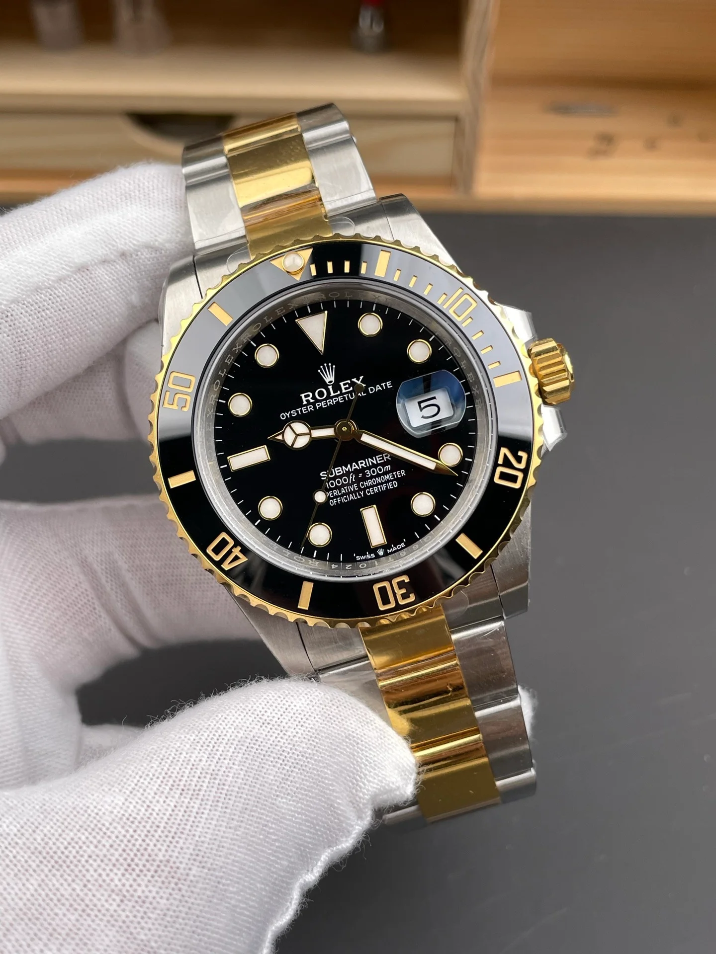 3rd Gen Two-Tone Black Submariner