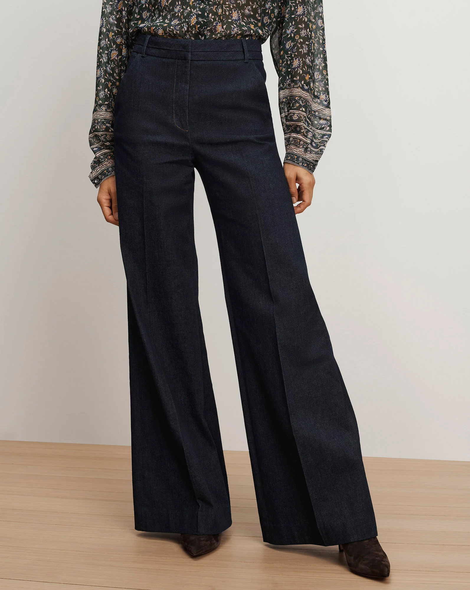 Crue Wide-Leg Denim Pant
