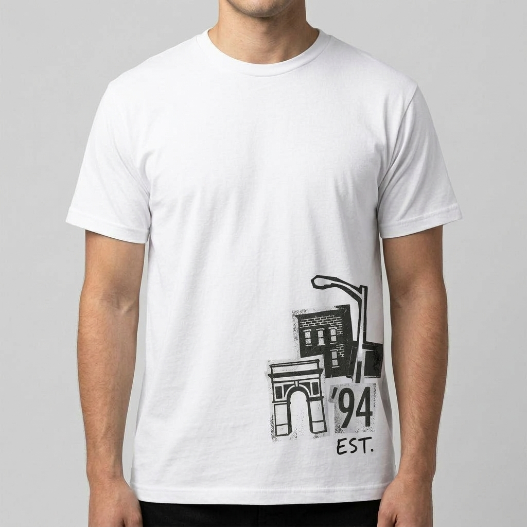 City Varsity Tee, Vintage Athletic Graphic T-Shirt, Unisex Streetwear Shirt CityTee3