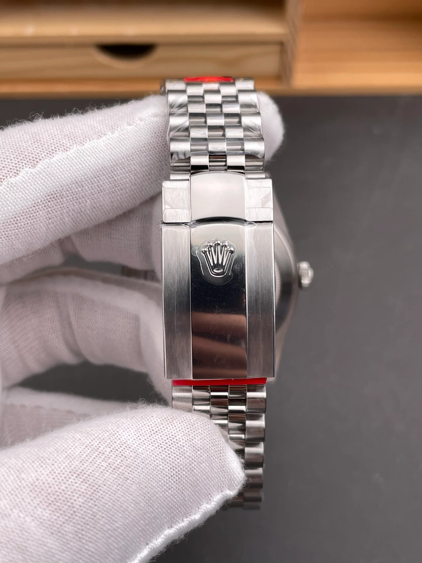 Blue Grid Datejust Wave Blue Dial