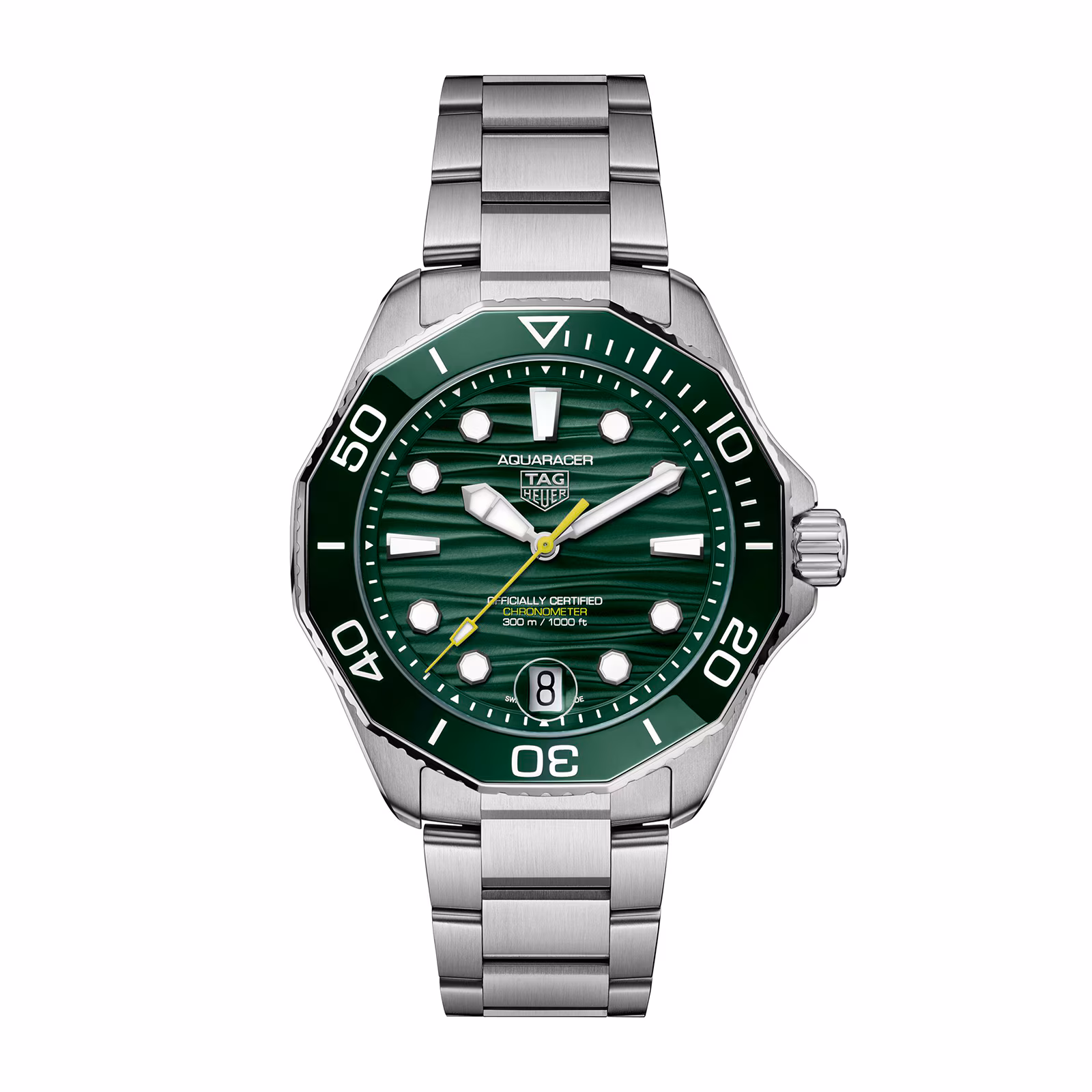 [2026 Mirror Grade]TAG Heuer Aquaracer Professional 300 Date 42mm Mens Watch Green WBP5116.BA0013