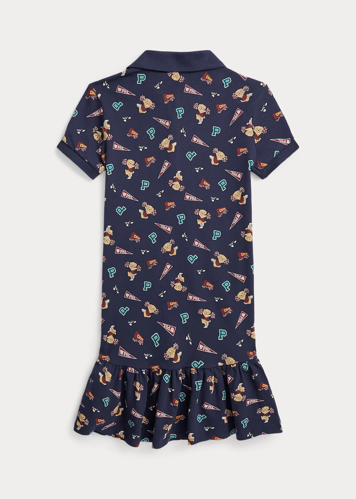 Polo Bear Stretch Mesh Polo Dress