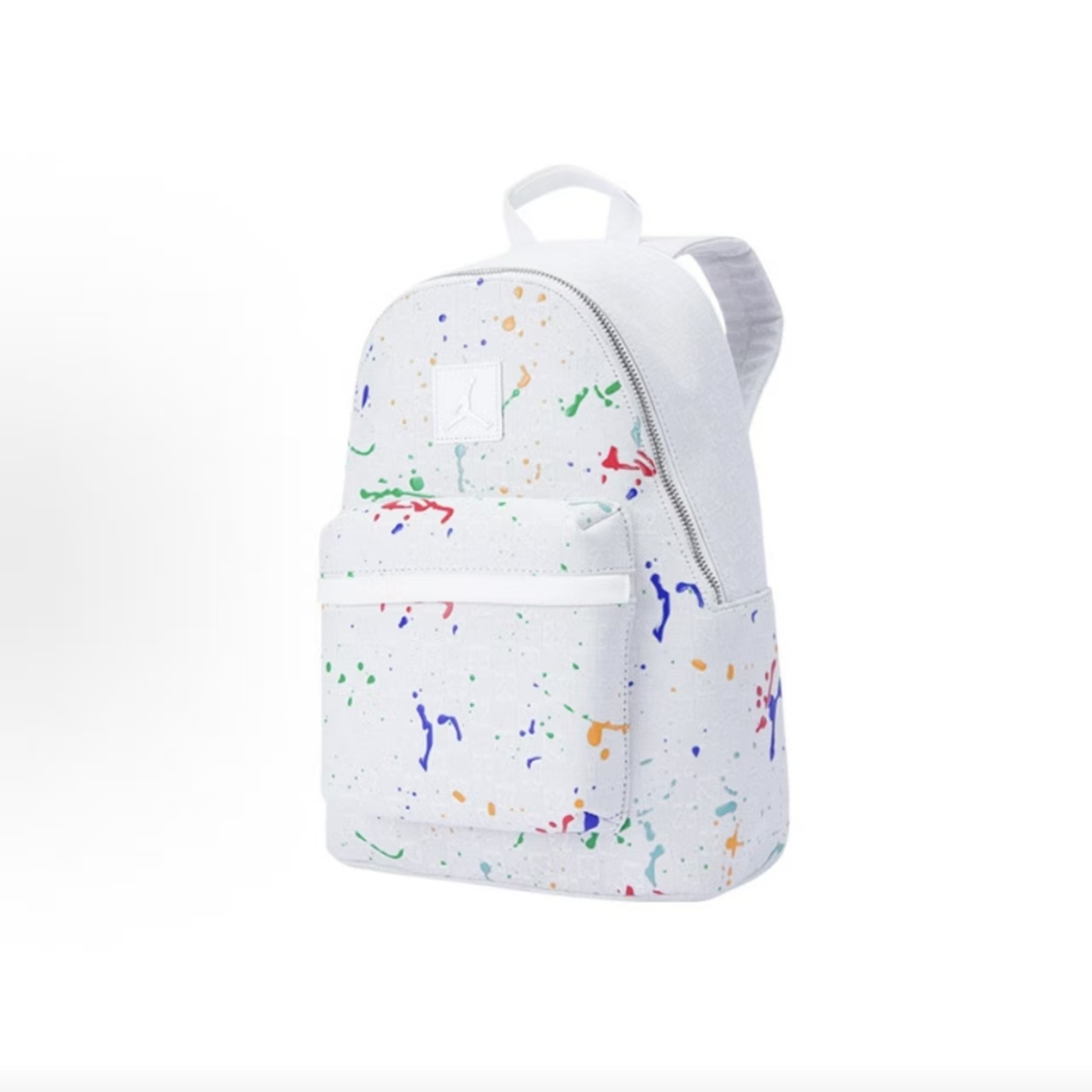Jordan Monogram Backpack White Paint Splatter