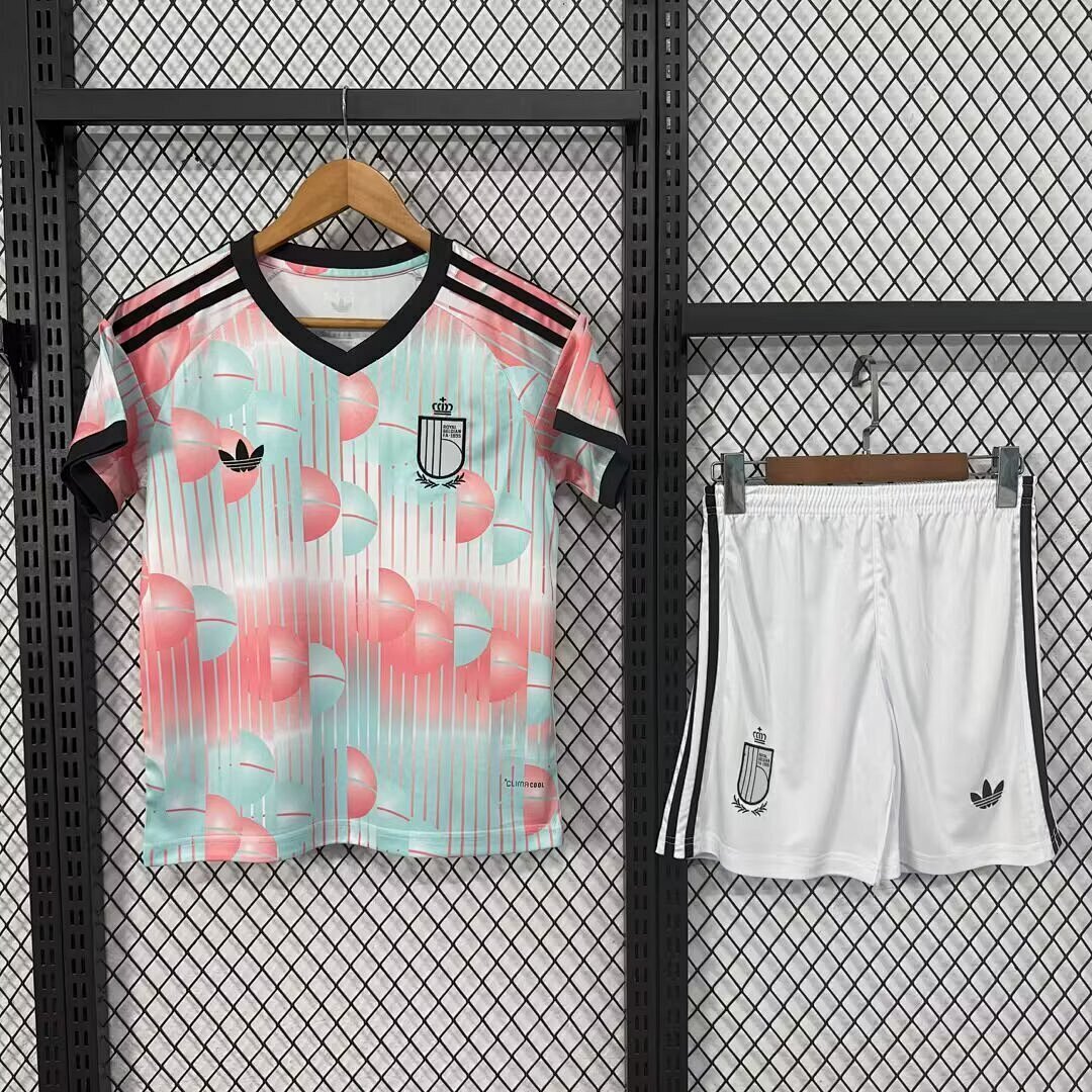 Belgium Football Jersey Away Kids Kit Jersey+Shorts World Cup 2026