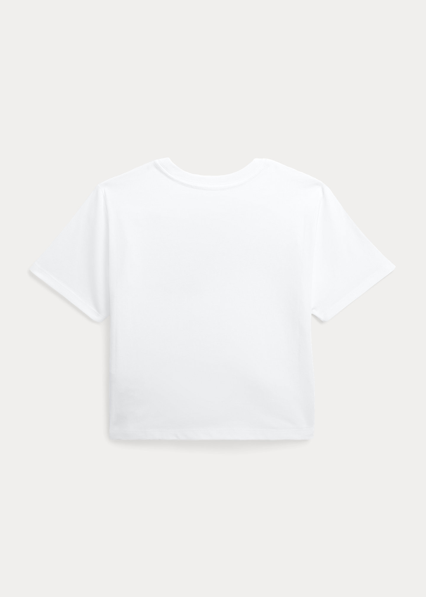 Madras-Logo Cotton Jersey Boxy Tee