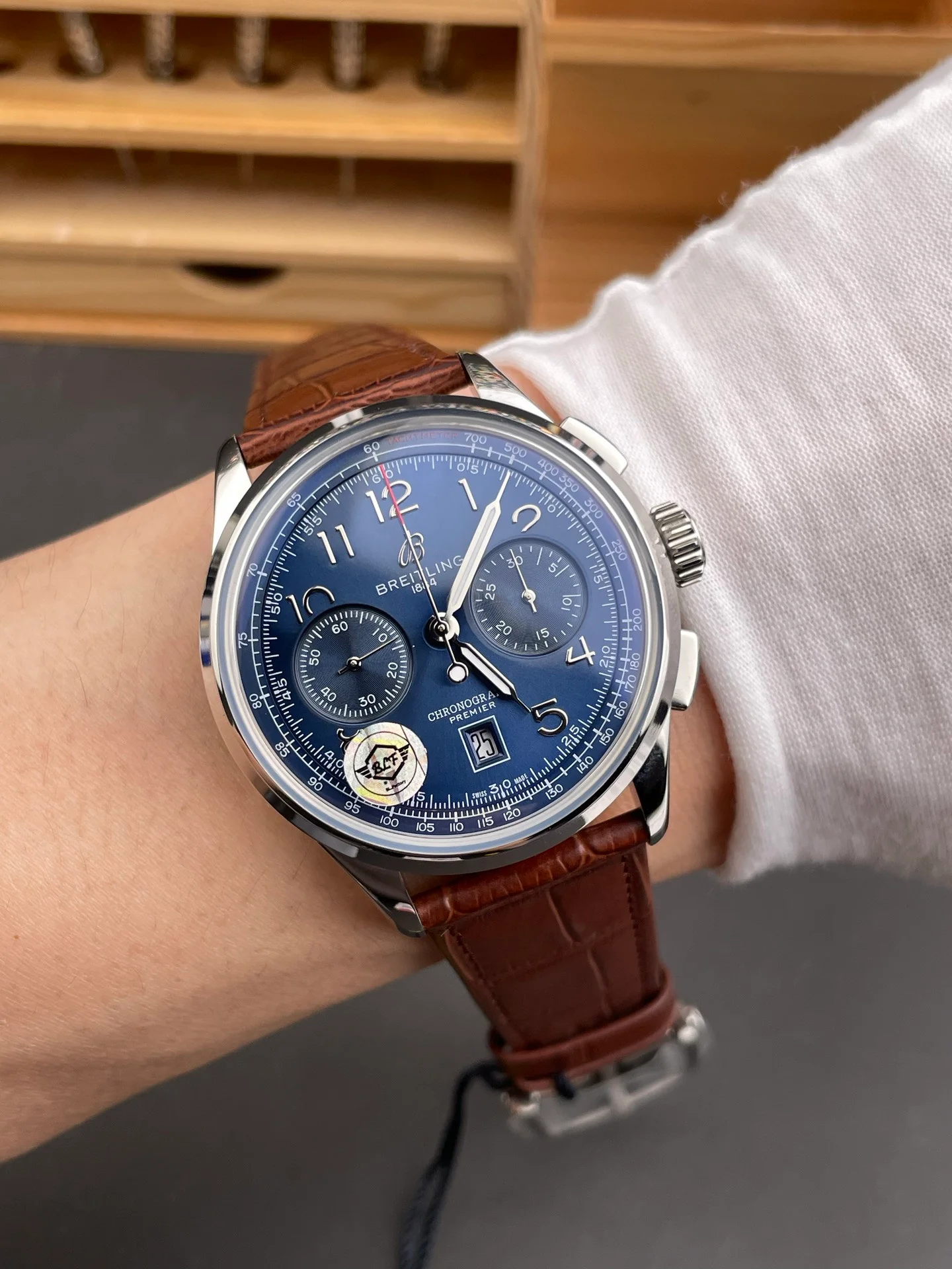 Premier B01 Blue Dial