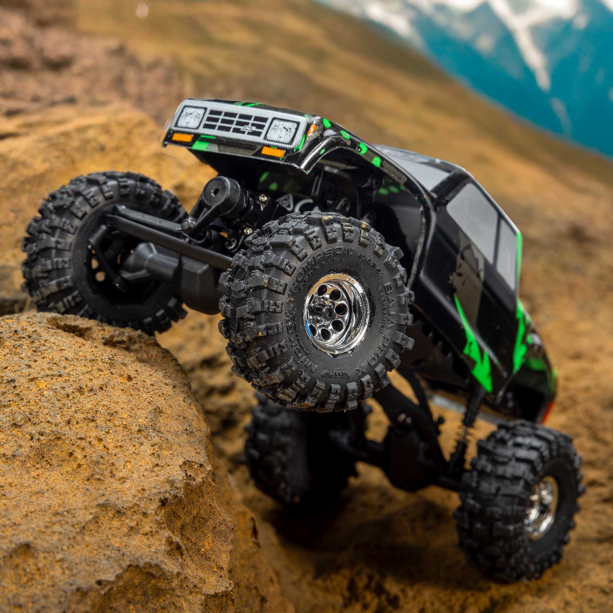 Limited Edition 1/30 Pre-Cut/Pre-Painted Coyote High Performance (TBD) Green Tear Body: Axial SCX30