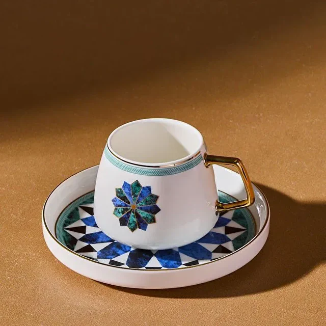 Karaca Roman Ensemble De 2 Tasses À Café Pour 2 Personnes, 90 Ml