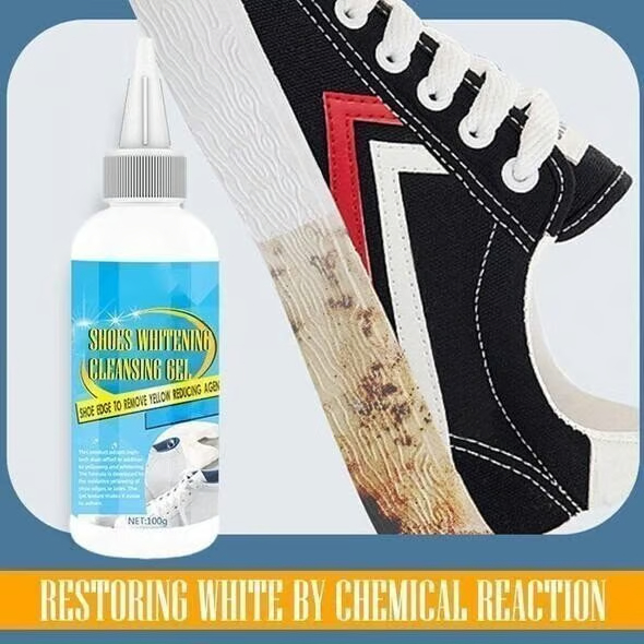 Shoes Whitening Cleaning Set Anti-Oxidation Gel (A Masking Tape Free)