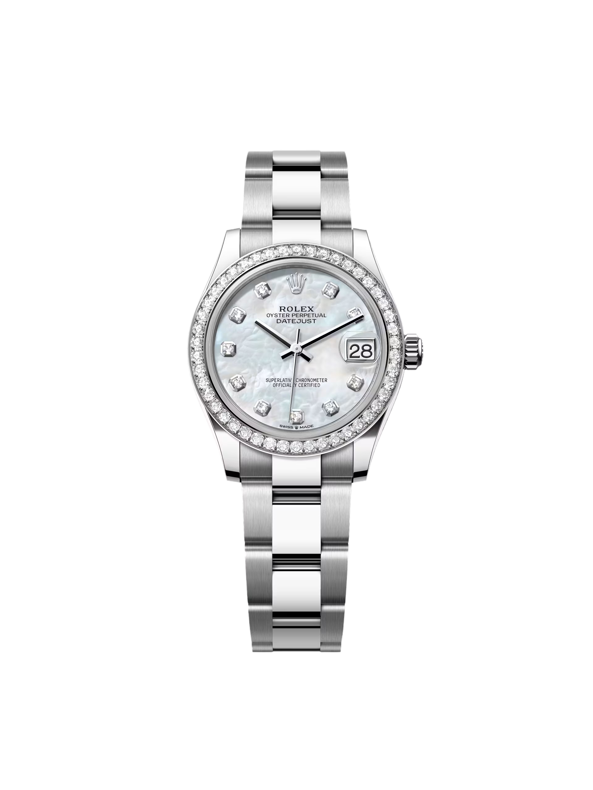 [2026 Mirror Grade]RLX Datejust m278384RBR-0007/0008 Mother-of-Pearl 31mm Dial Oyster Watch