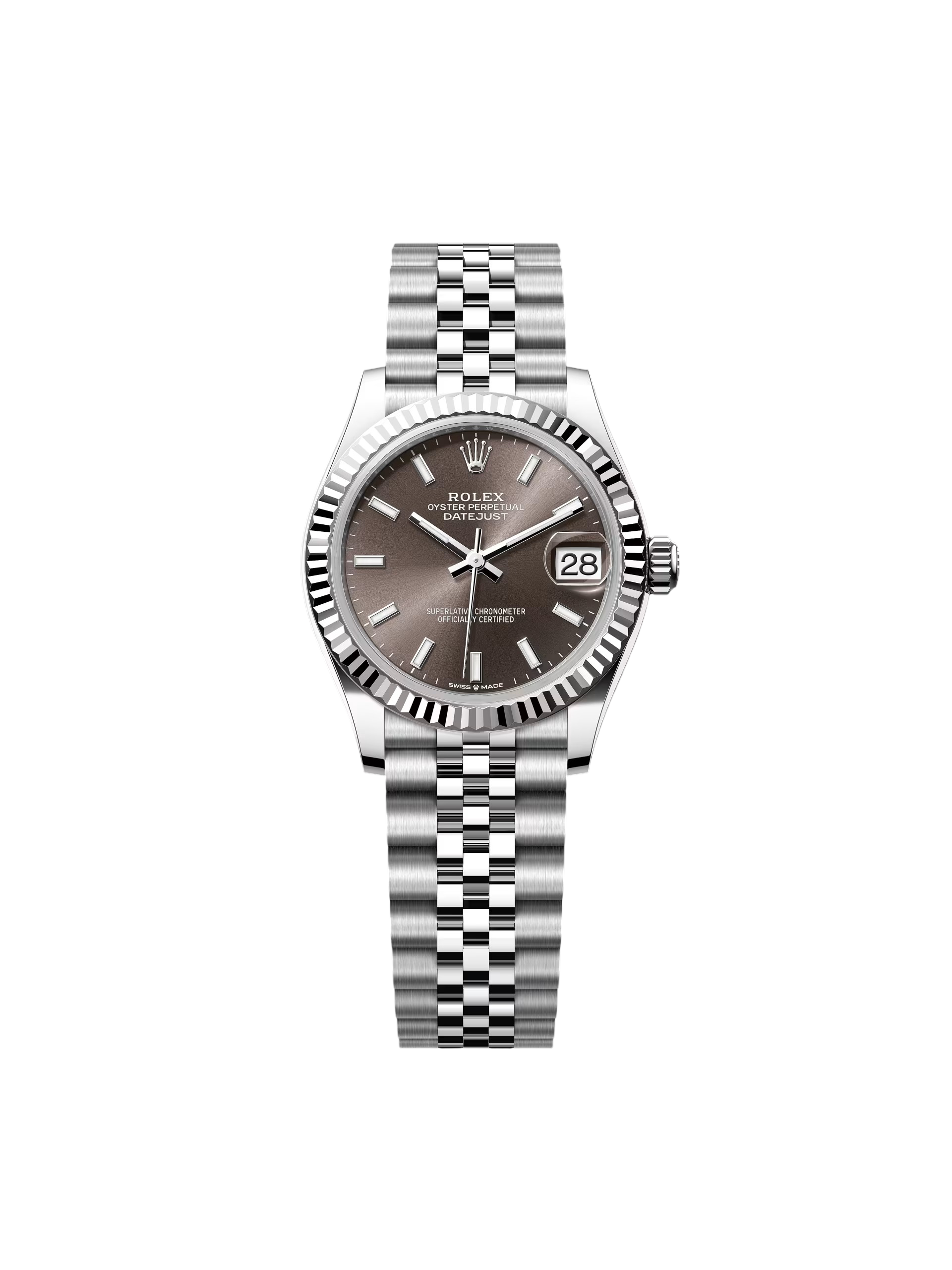 [2026 Mirror Grade]RLX Datejust m278274-0015/0016 Dark Grey Dial 31mm Oyster Bracelet