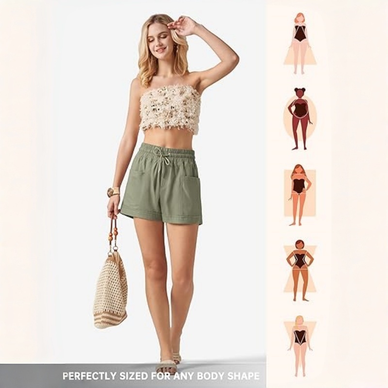 Women's Linen Shorts