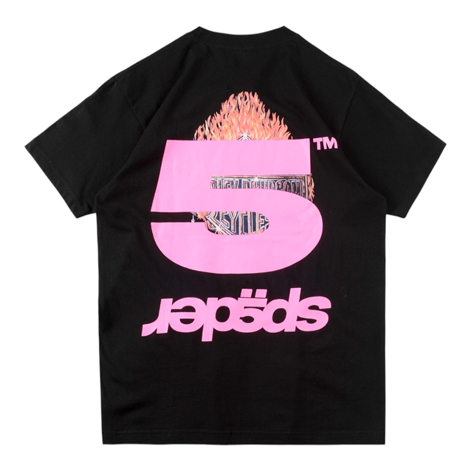 Sp5der Harley Flame Star Graphic T-Shirt