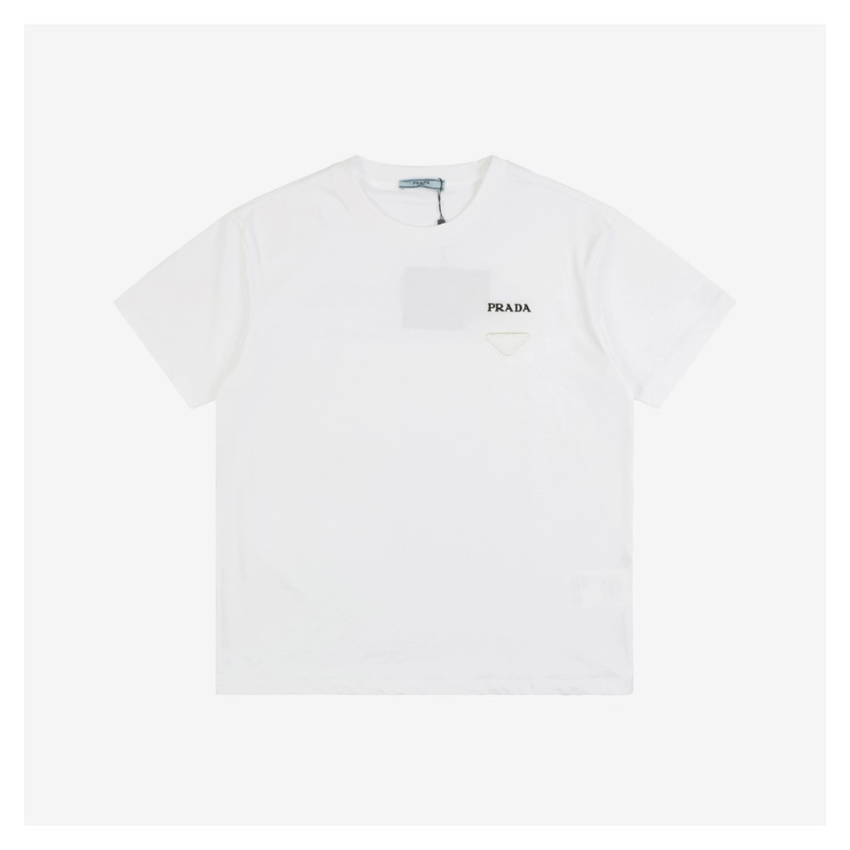 PD Triangle Logo Patch Embroidered T-Shirt (Black/White)