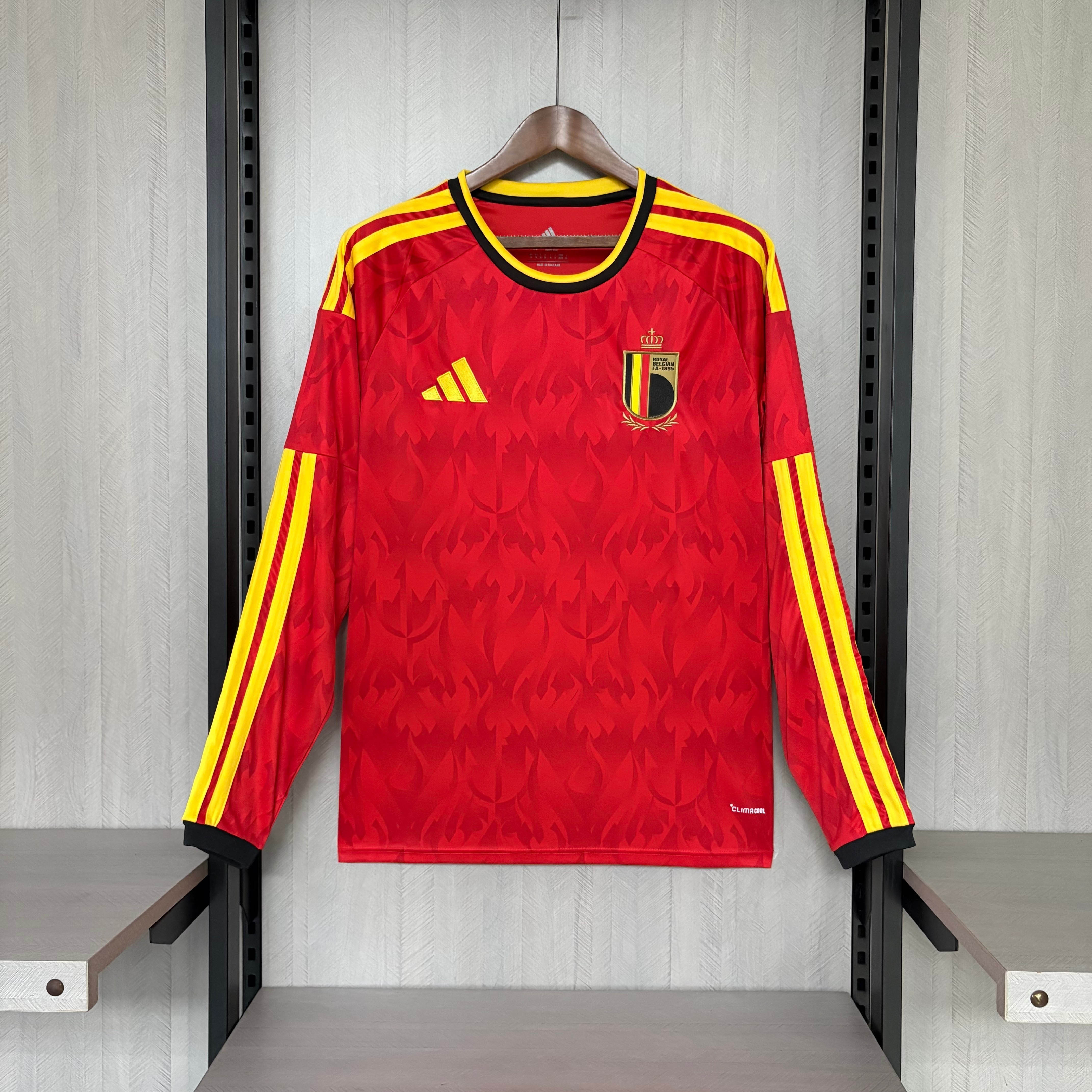 2026 Long Sleeve Belgium National Team Home Shirt