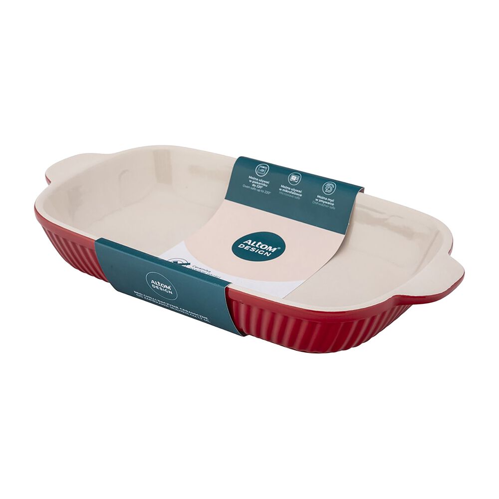 ALTOM DESIGN Naczynie do zapiekania 36,5 x 19 x 5 cm Altom Design Red Chilli, ceramiczna