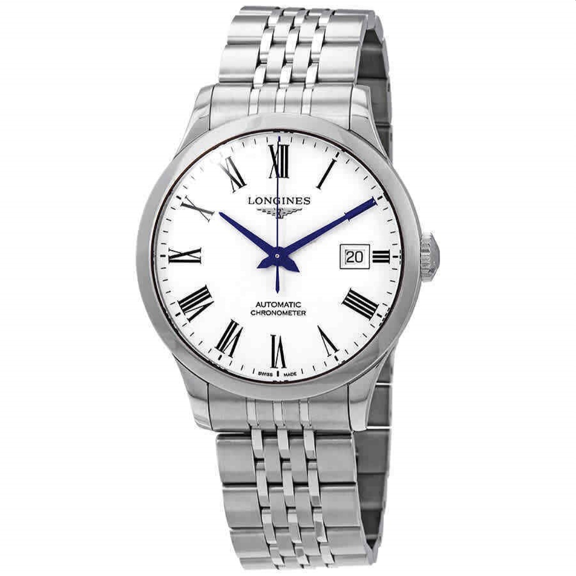 [2026 Mirror Grade]Longines Men's L2.820.4.11.6 Record Stainless Steel Watch