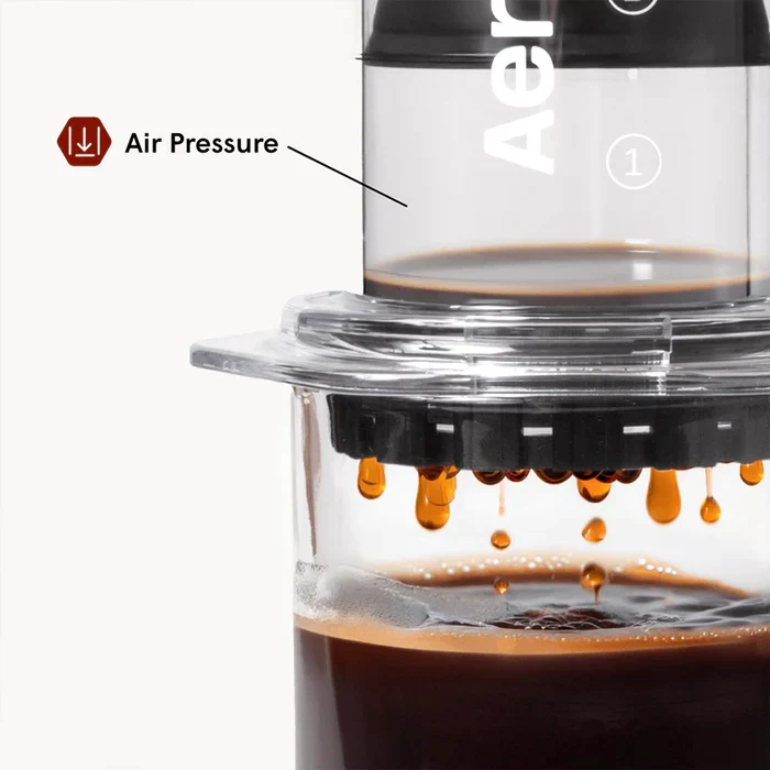 Clear Single Cup 3-in-1 Coffee Press