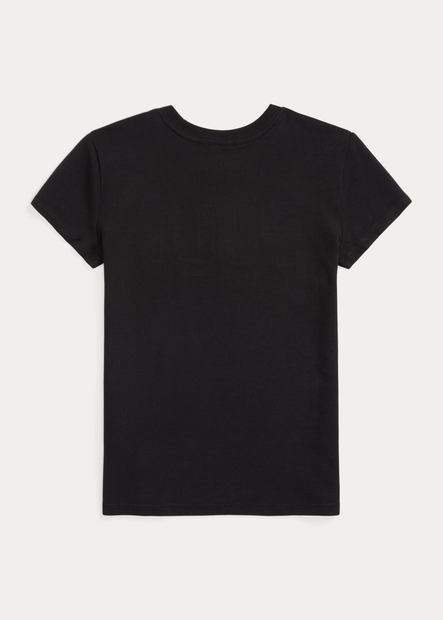 Plaid-Logo Cotton Jersey Tee