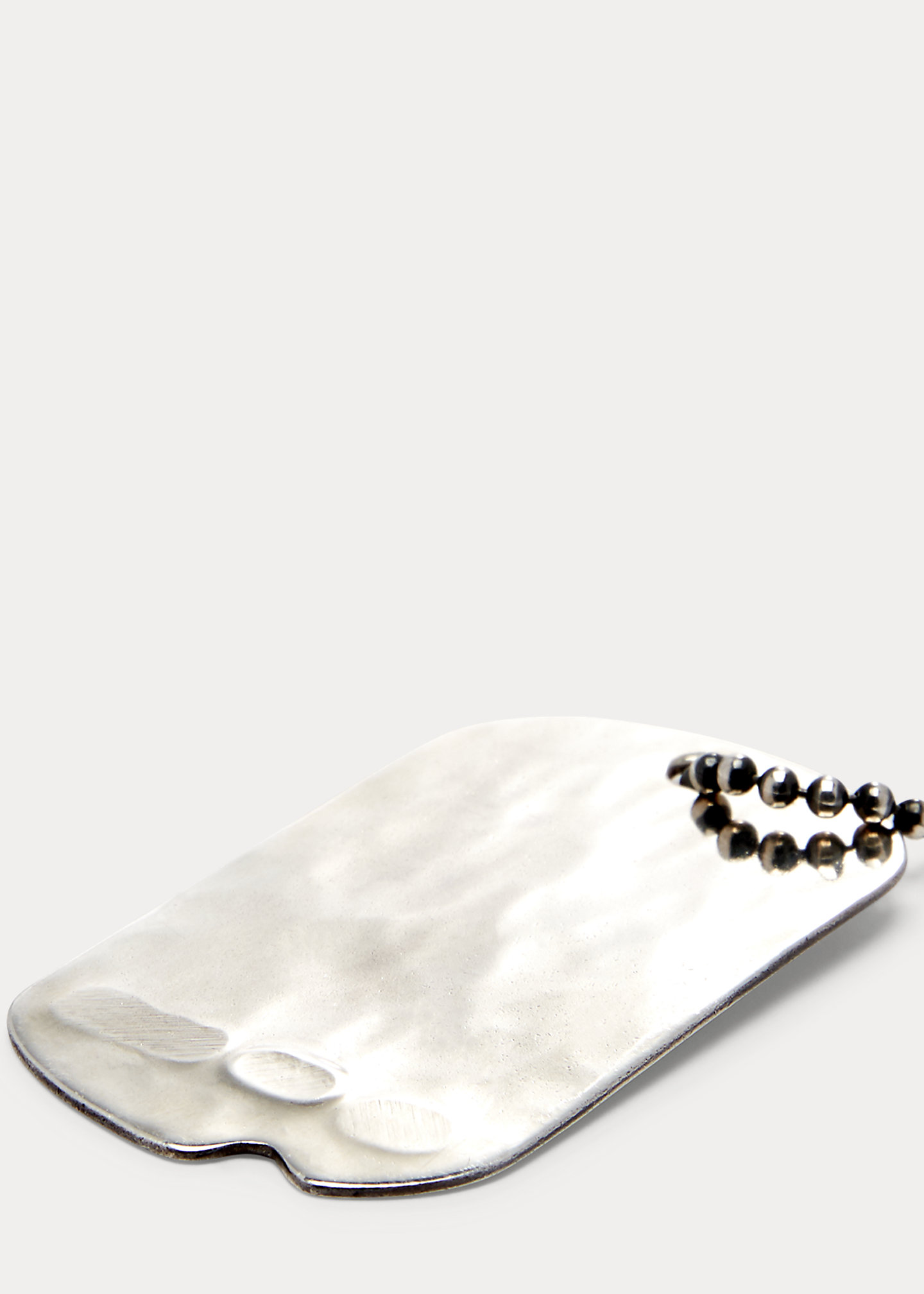 Silver Dog-Tag Necklace