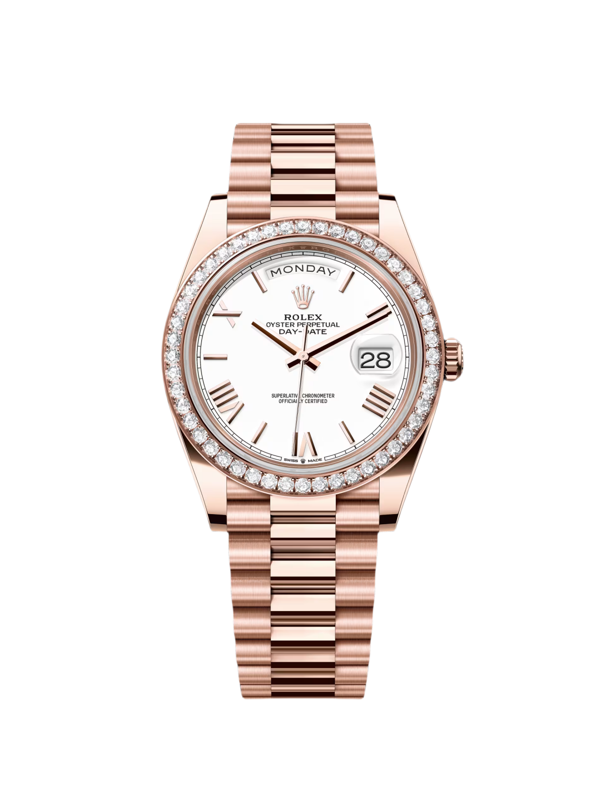 [2026 Mirror Grade]RLX  Day-Date White Roman Dial 228345rbr-0012