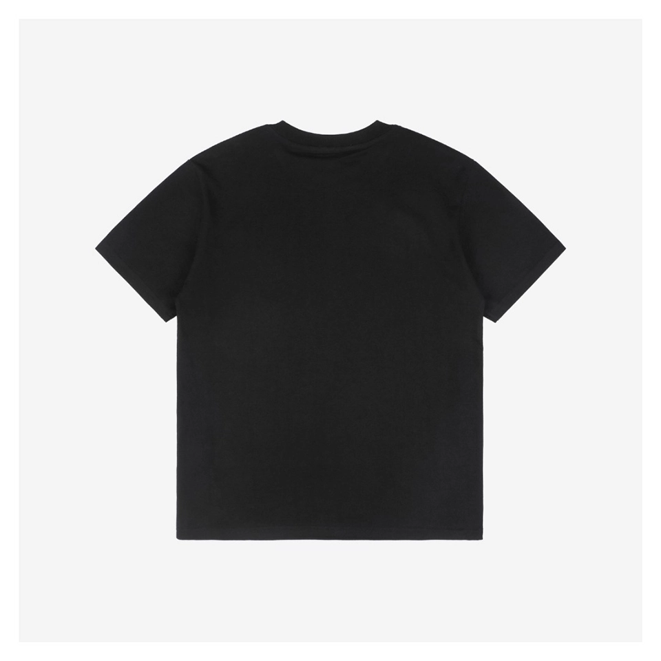 Mxxcler Pixel MK Large Logo Print T-Shirt Black