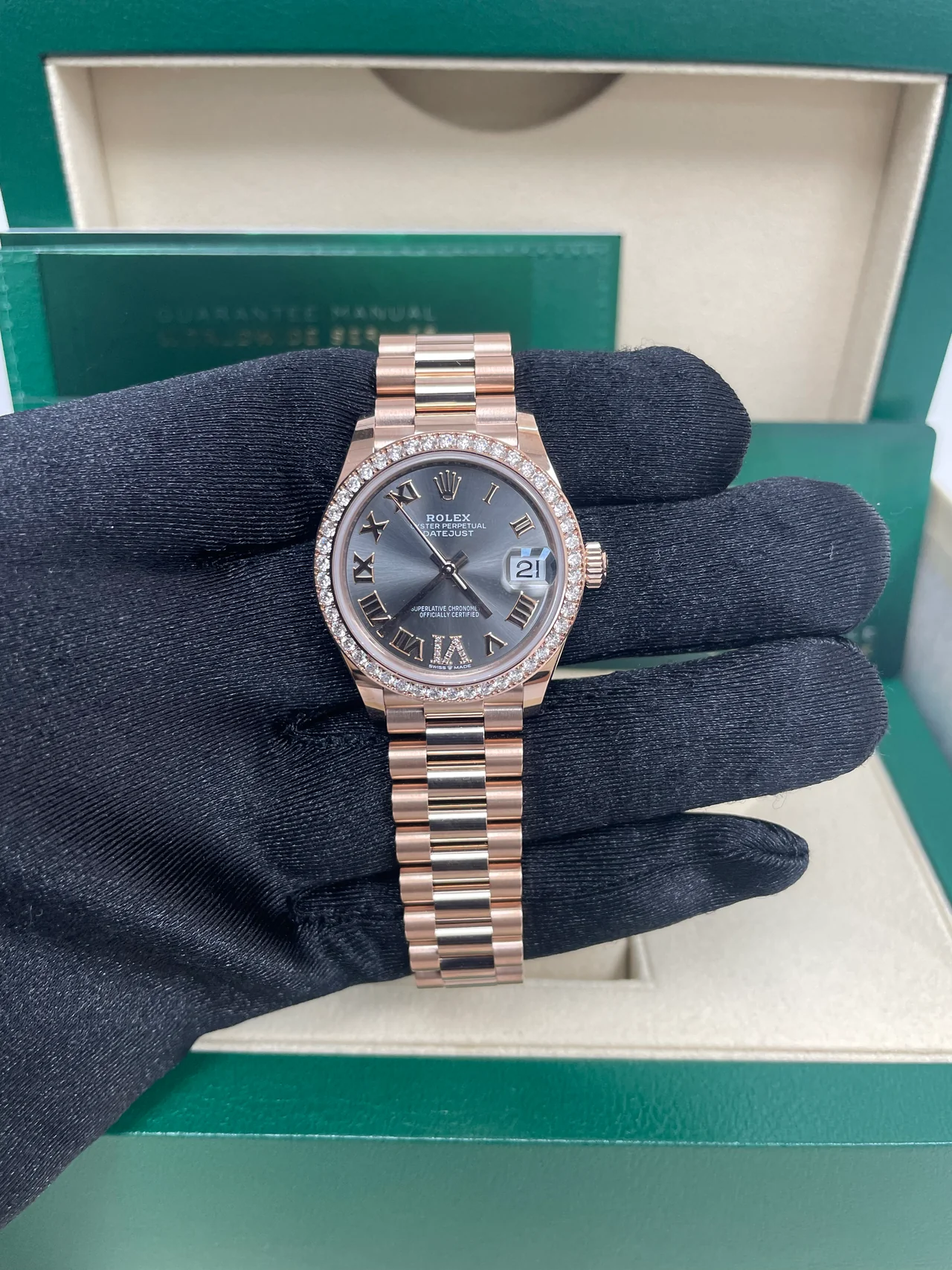 [2026 Mirror Grade]RLX Datejust m278285RBR-0027 Slate Dial 31mm