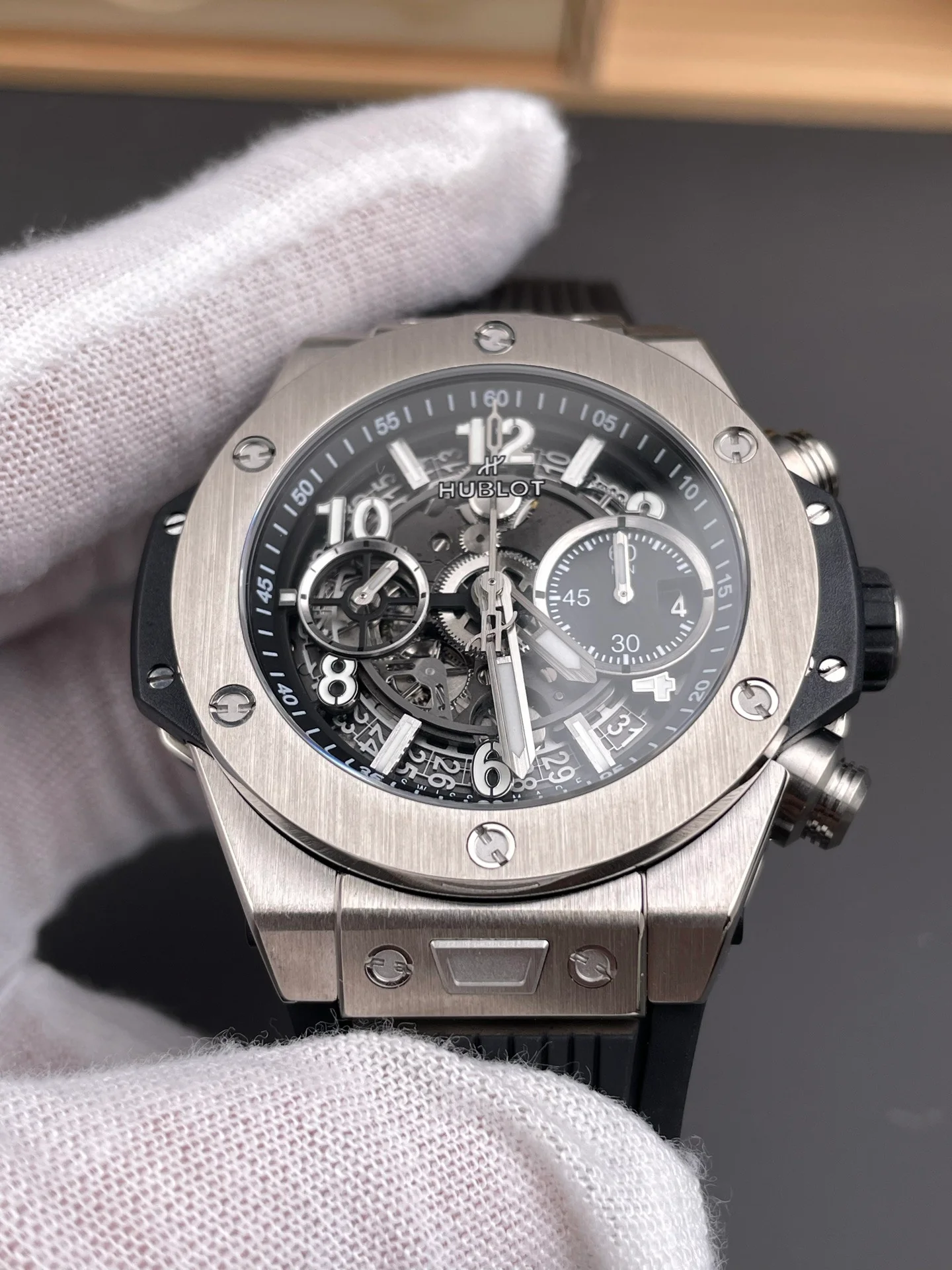Big Bang White Case Black Dial