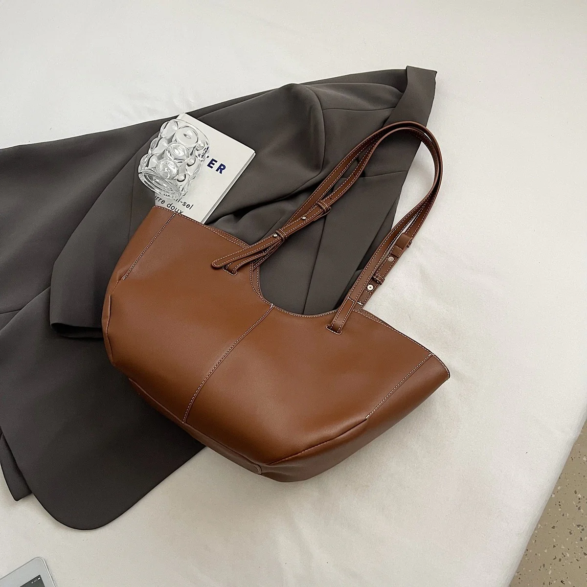 June Vegan Leather Tote