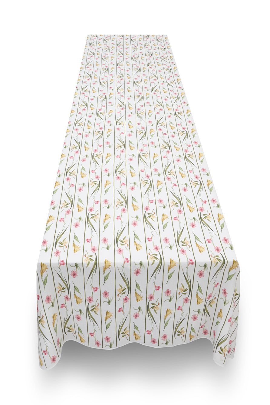 Premium Rectangular Linen Tablecloth – Breathable Fabric for Dining & Events