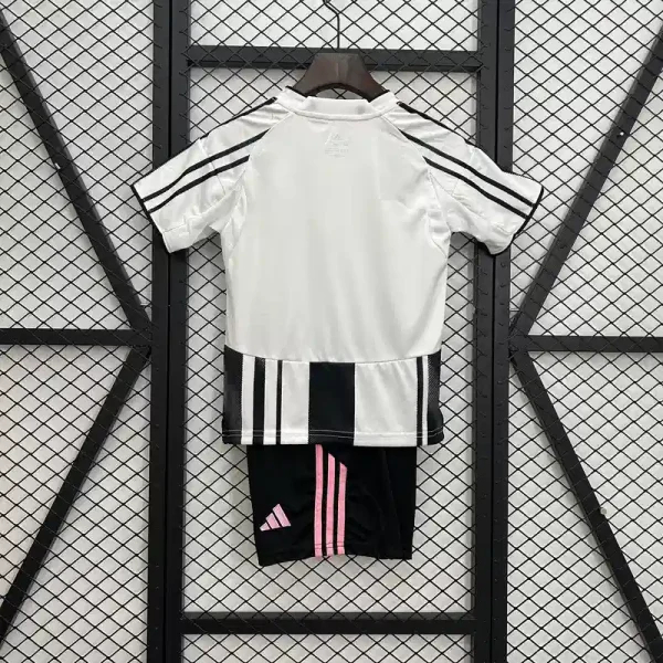 Juventus Soccer Jersey Home Kids Kit Jersey+Shorts 2025/26