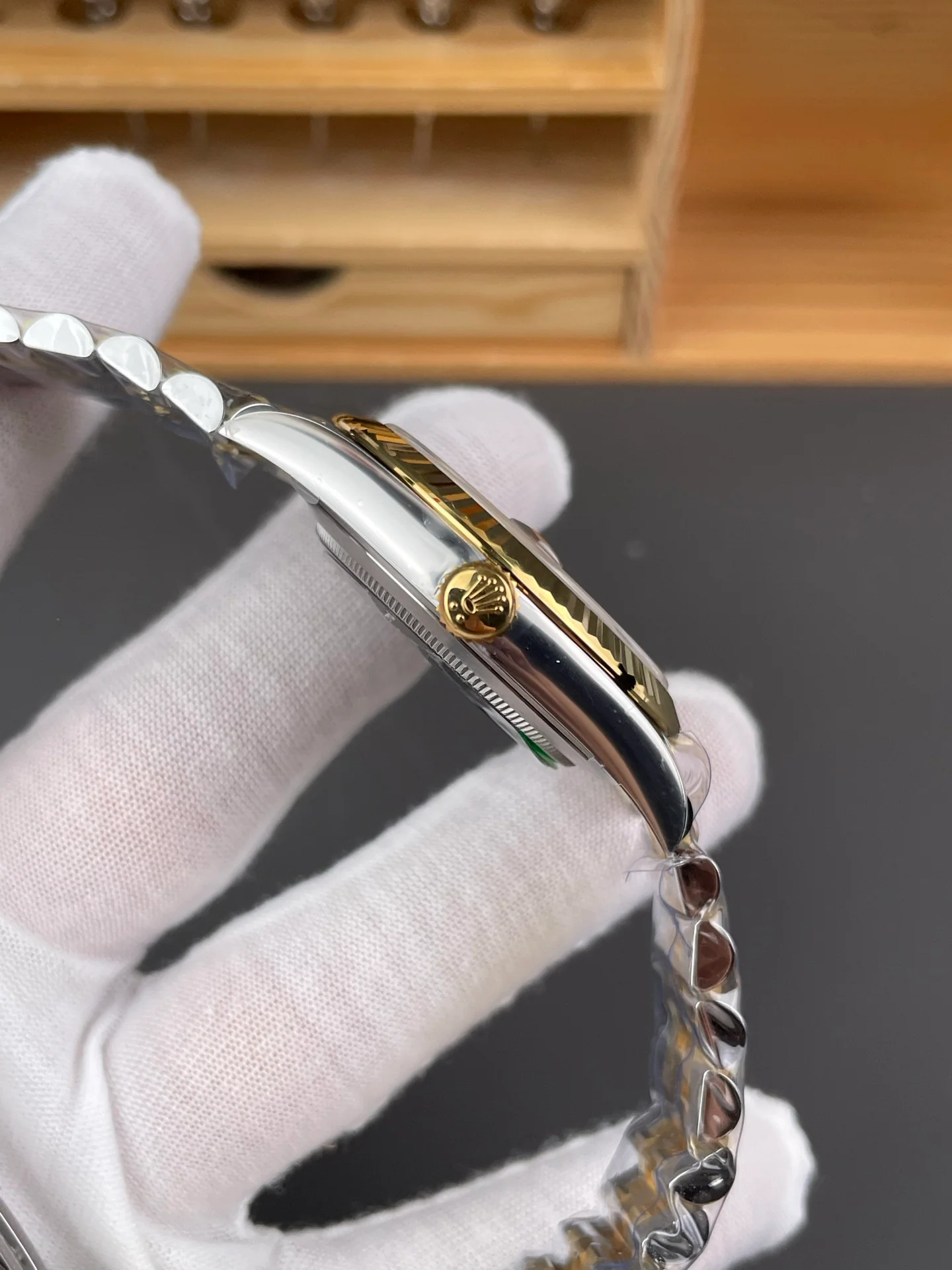 Two-tone Wimbledon Datejust